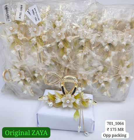 701-1064 ZAYA/SEOUL STYEL CLUTCHER| 12-PCS OPP PACKING| (175/- RS PER PCS)