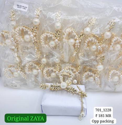 701-1228 ZAYA/SEOUL STYEL CLUTCHER| 12-PCS OPP PACKING| (185/- RS PER PCS)