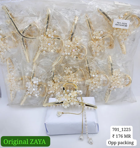 701-1225 ZAYA/SEOUL STYEL CLUTCHER| 12-PCS OPP PACKING| (176/- RS PER PCS)