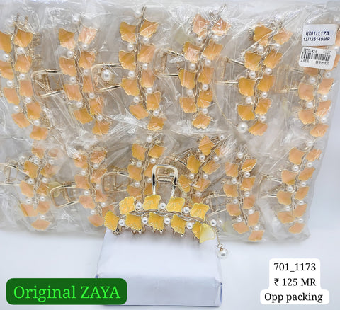 701-1173 ZAYA/SEOULE STYEL CLUTCHER| 12-PCS OPP PACKING| (125/- RS PER PCS)