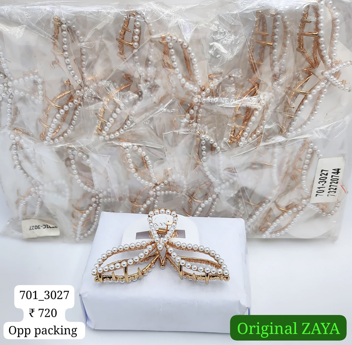 701-3027 ZATY/SEOUL STYEL CLUTCHER| 12-PCS OPP PACKING| (60/- RS PER PCS)