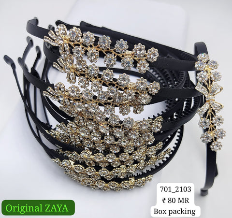 701-2103 ZAYA/SEOUL STYEL FANCY HAIRBANDS | 12-PCS BOX PACKING | (80/- RS PER PCS)