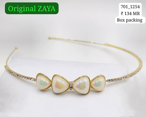 701-1254 ZAYA/SEOUL STYEL HAIR TIARAS| 12-PCS BOX PACKING | (134/- PER PCS)