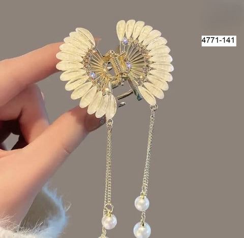Impression Pack of 12 Pcs Metal Hair Tassel Claw Clip Rhinestone Hair Clip High / Clip for Woman