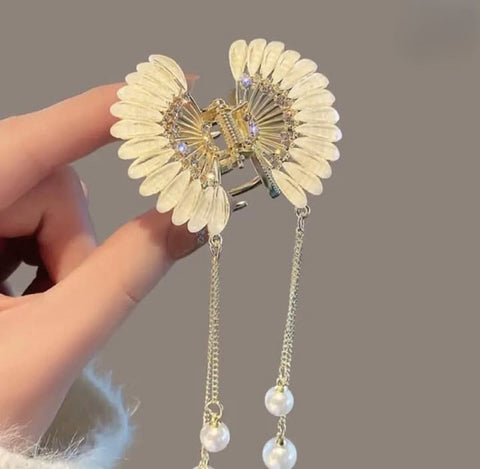 Impression Pack of 12 Pcs Metal Hair Tassel Claw Clip Rhinestone Hair Clip High / Clip for Woman