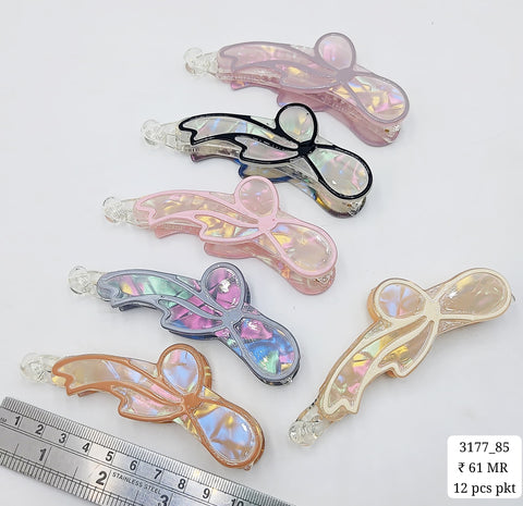 Impression Banana Hair Clip Classic FashionableTwist Clip Banana Clips  pack of 12 pcs)