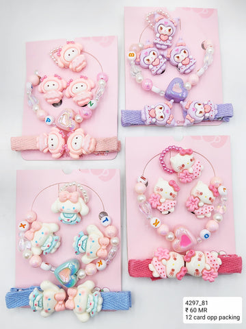 Kids Hair Combo Set (12 Piece card)