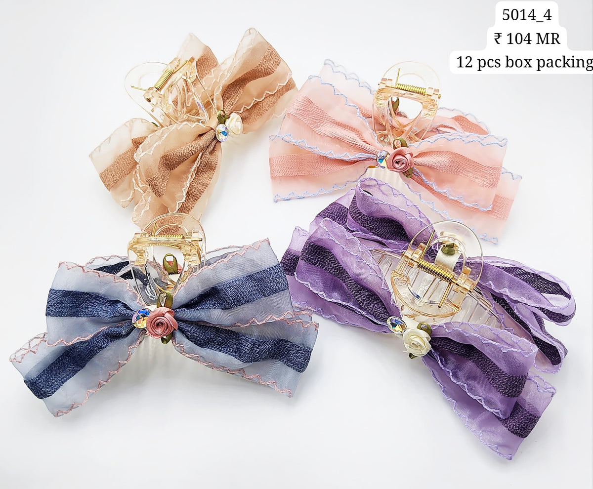 Fancy Hair Clip (12 Piece Packing)