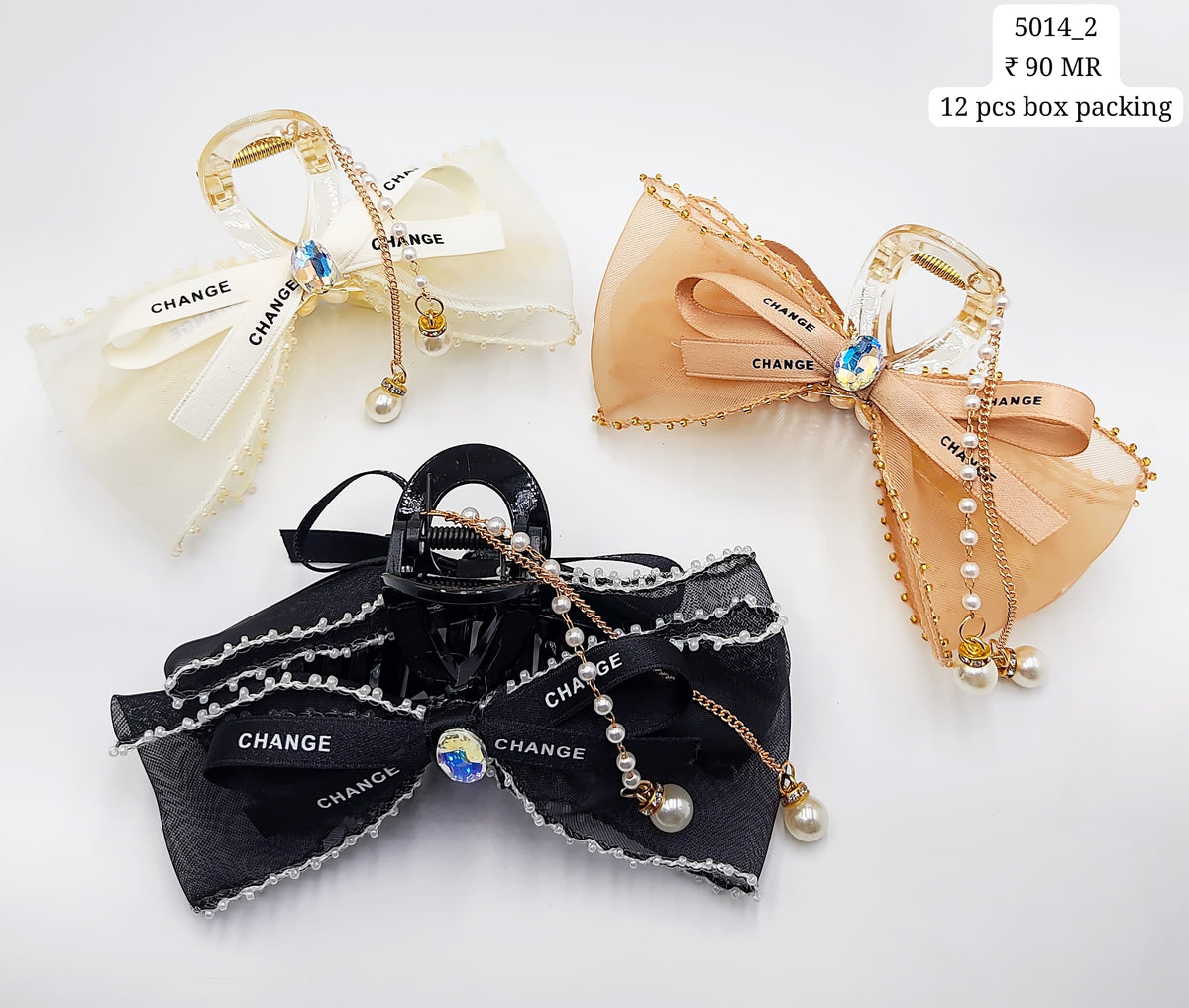 Fancy Hair Clip (12 Piece Packet)