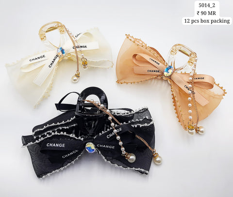 Fancy Hair Clip (12 Piece Packet)