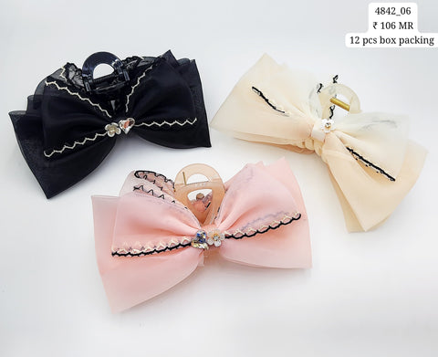 Fancy Hair Clip (12 Piece Packet)