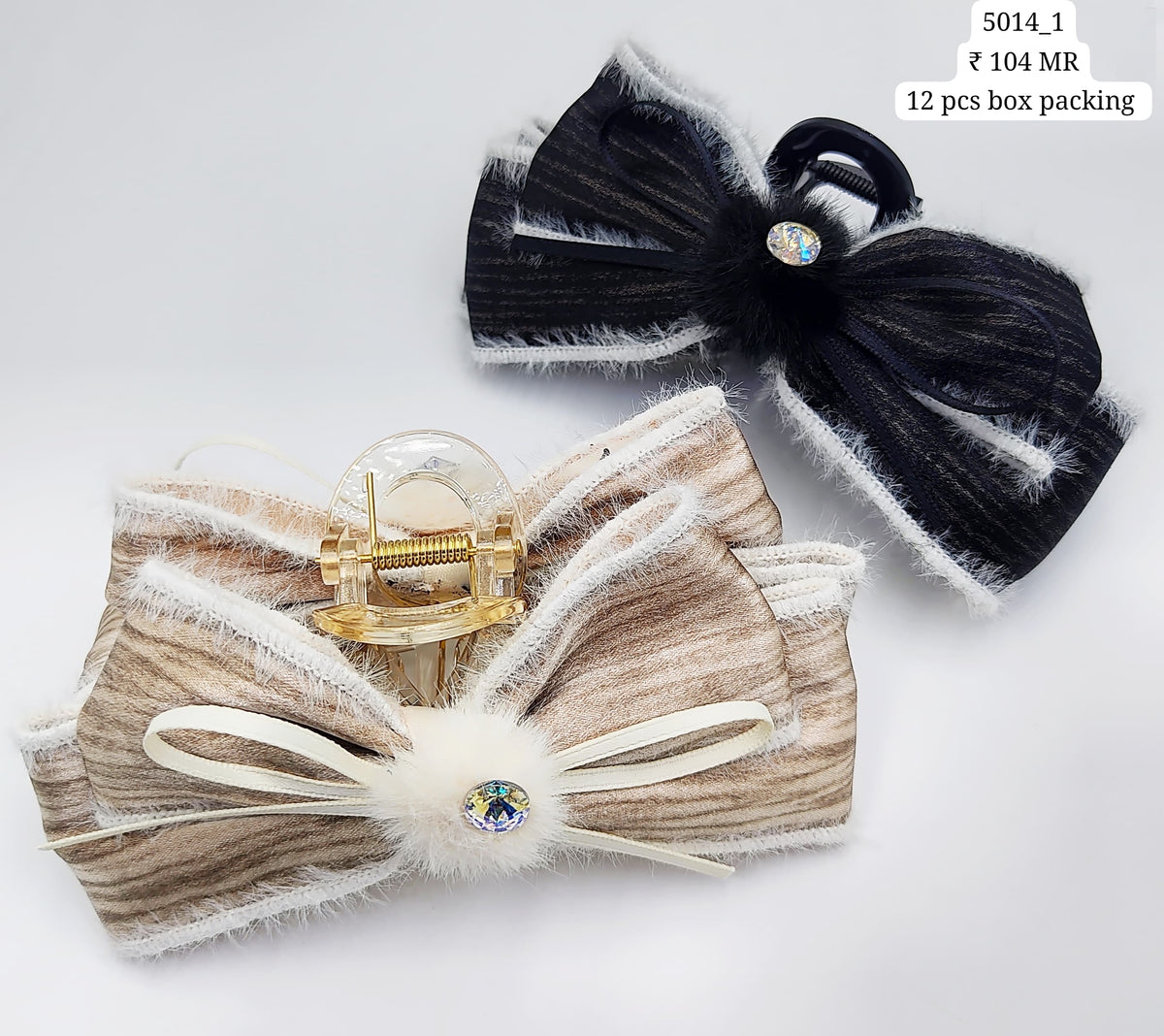Fancy Hair Clip (12 Piece Packet)