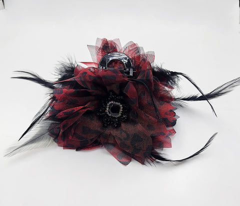 Fancy Rose Hair Clip (12 Piece Packing)