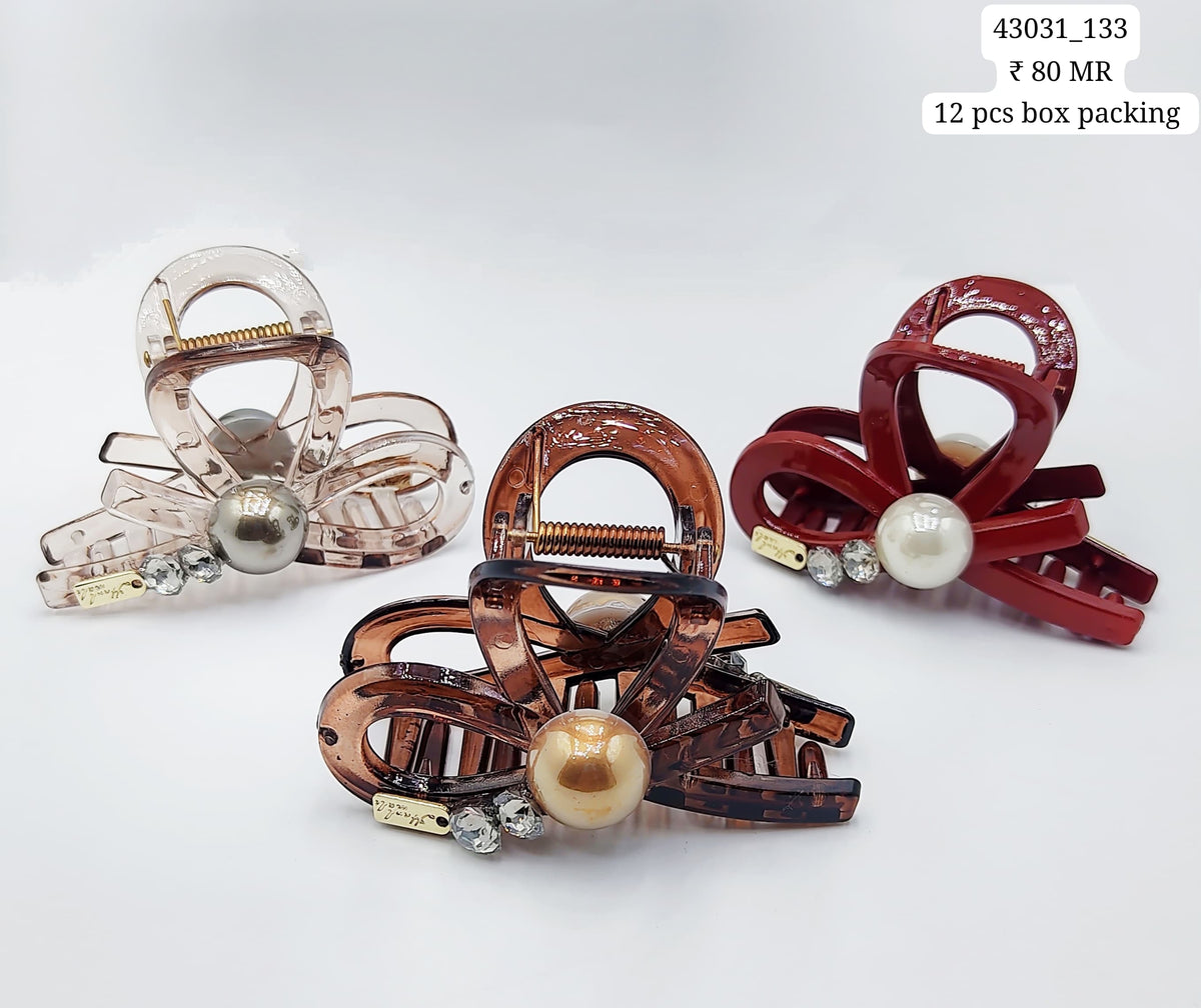 Fancy Hair Clip (12 Piece Packing)