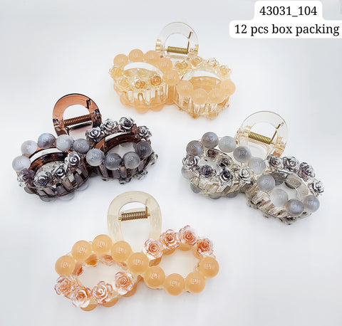 Fancy Hair Clip (12 Piece Packing)