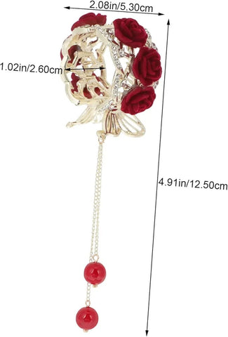 Impression Pack of 12 Pcs Beautiful Hair Claw for thick Hair large Rhinestone hair Clip High / Clip for Woman