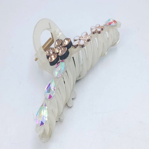 Impression Pack of 12 Pcs Pearl Style Hair Clutcher  Plastic Hair Clutcher