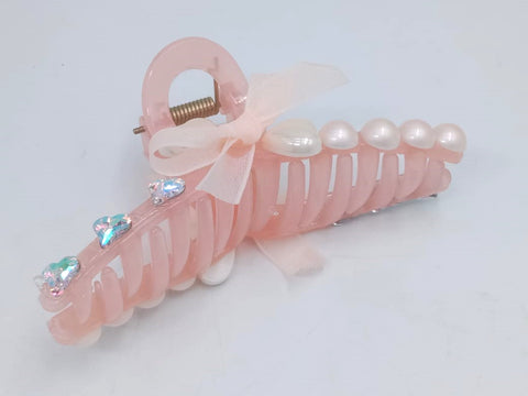 Impression Pack of 12 Pcs Pearl Style Hair Clutcher Beads Hair  Plastic Clutcher
