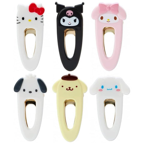 Impression Cute Cats and Dogs style 12 Pcs Multicolor Hair Clip Set