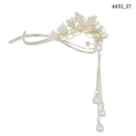 Impression Rhinestone Twisted Banana Jaw Clip (Pack of 12)