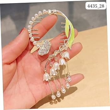Impression Rhinestone Crystal Ponytail Hair Clips (Pack of 12)