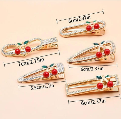 Impression 5 pcs Large Hair Claw Clips for Thick Thin Hair (Pack of 12)