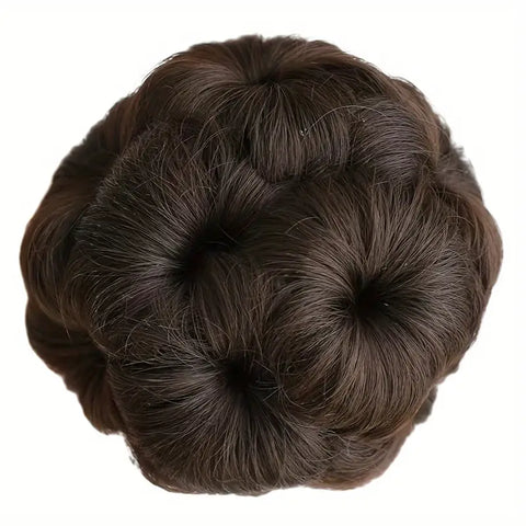 Impression Synthetic Hair/Juda Bun Brown Color (Pack of 12)