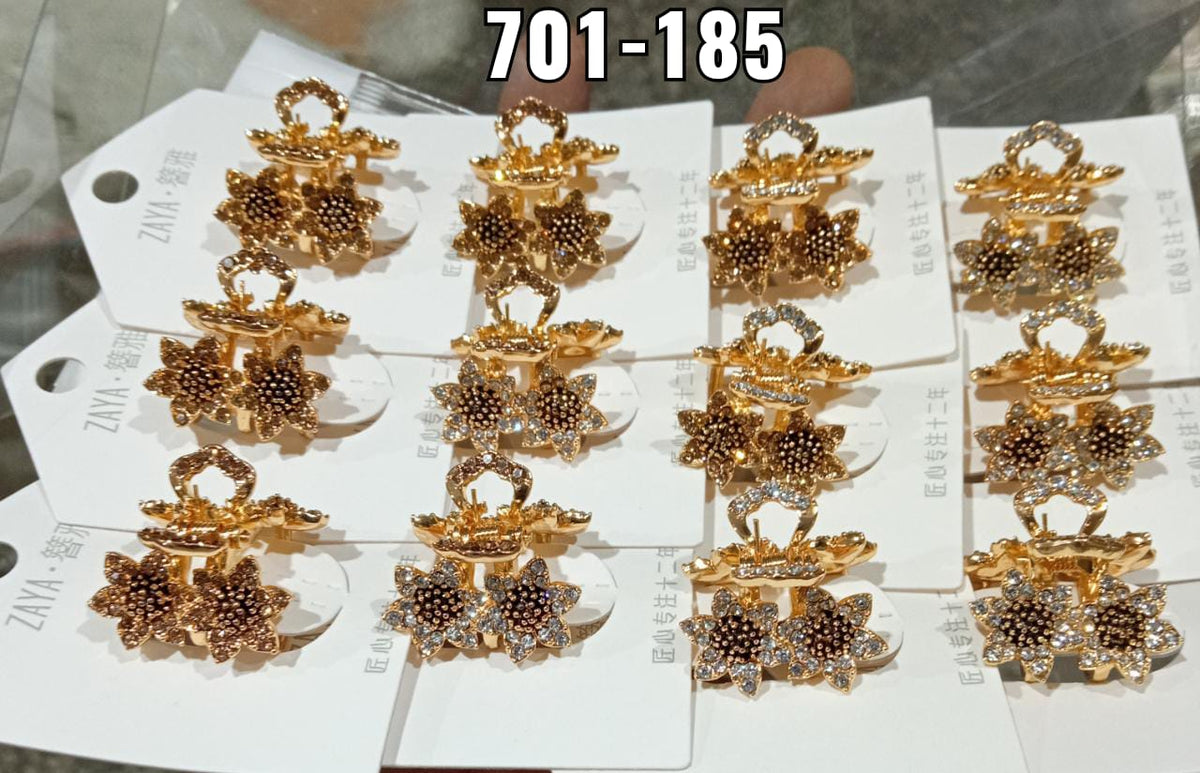 701-185 METAL CLUTCHER| 12-PCS BOX PACKING| (40/- RS PER PCS)